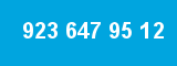 923 647 95 12 923 647 95 12